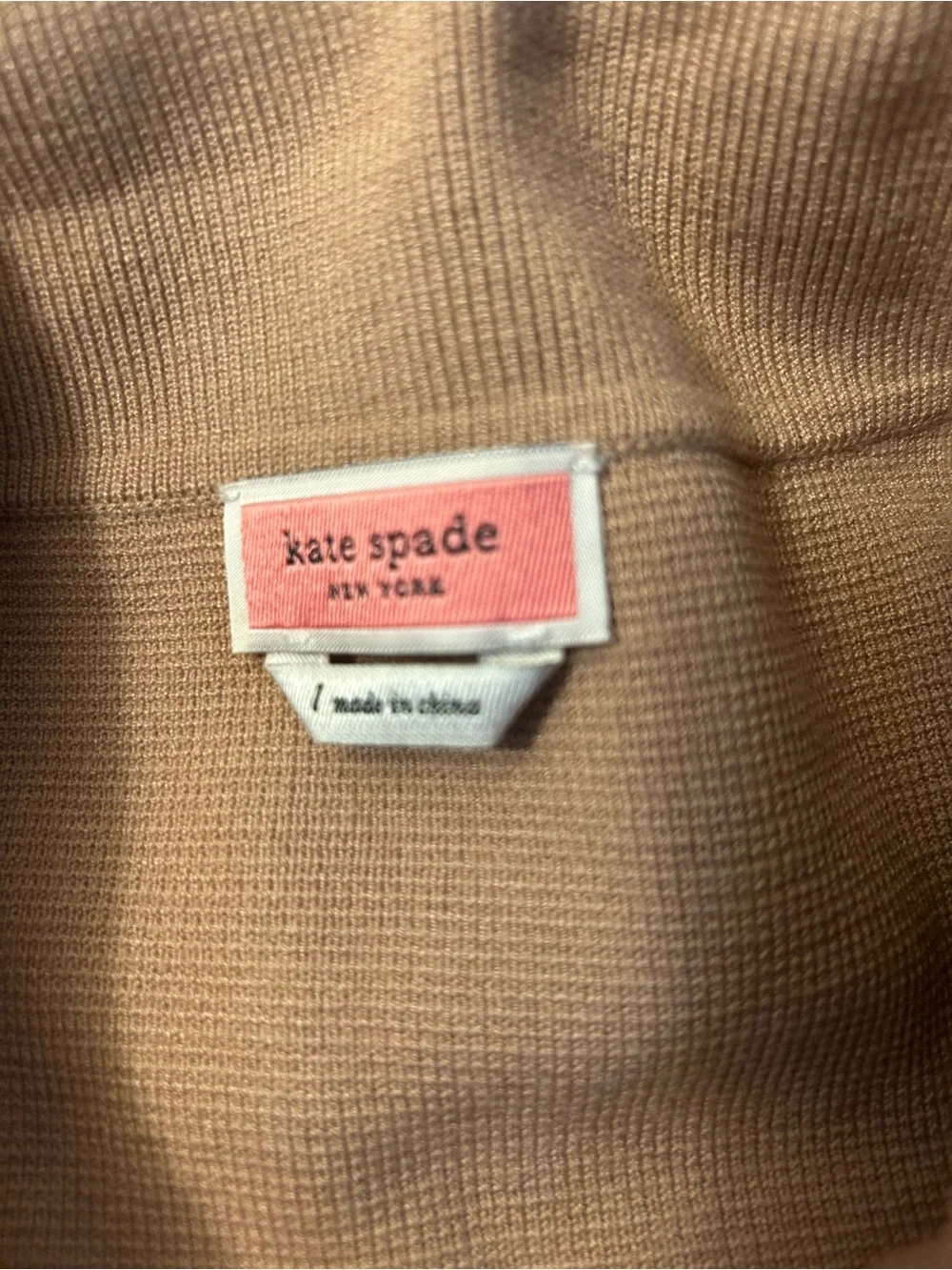 kate spade Camel-Tone OverCoat in Light Tan WORN ONCE